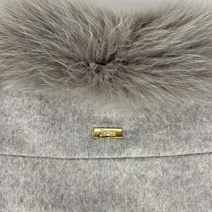 HERNO ヘルノ CA0163D グレー カシミヤ×ダウン コンビネーション コート コート