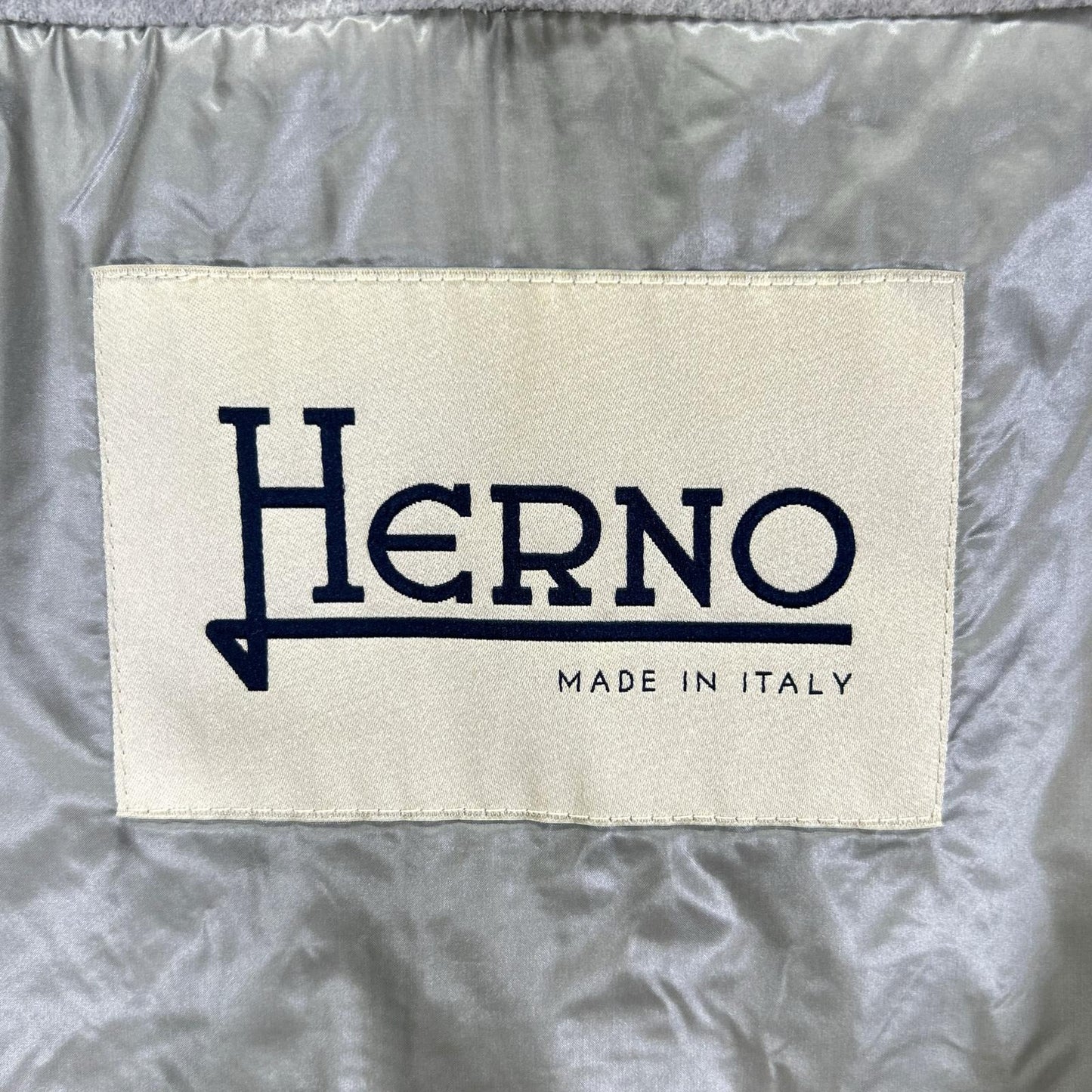 HERNO ヘルノ CA0163D グレー カシミヤ×ダウン コンビネーション コート コート