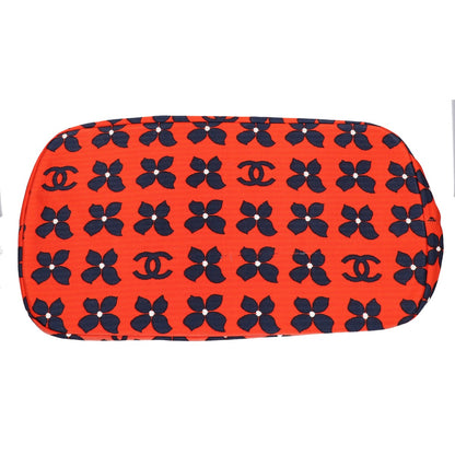 CHANEL シャネル 7番 ココマーク フラワー キャンバス がま口 トートバッグ