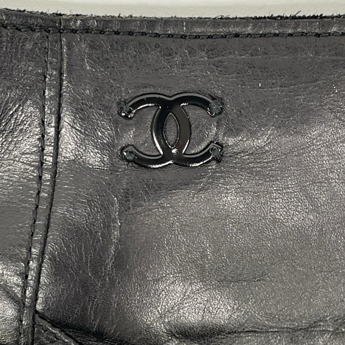 CHANEL シャネル 02A P20261 ココマーク レザースカート スカート