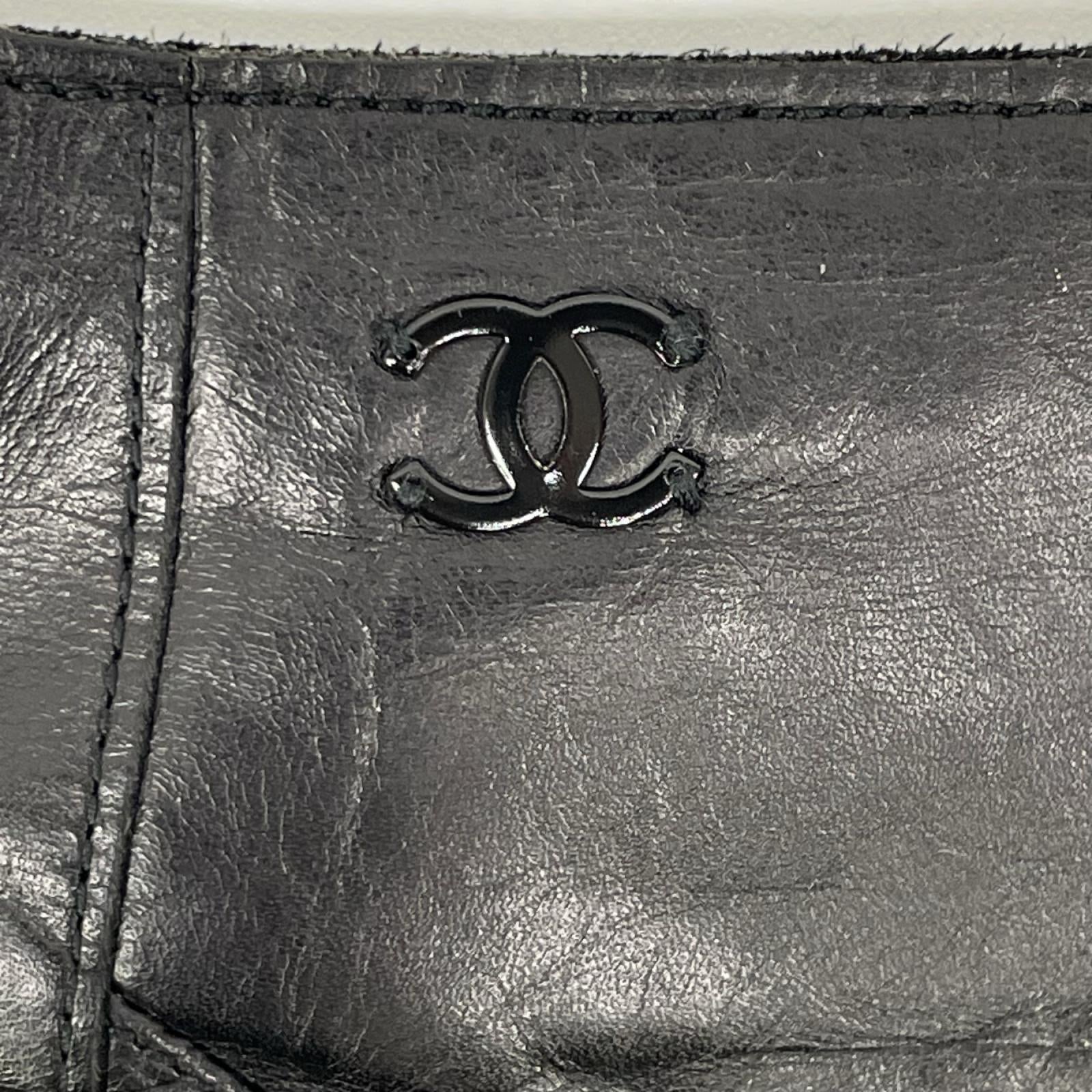 CHANEL シャネル 02A P20261 ココマーク レザースカート スカート