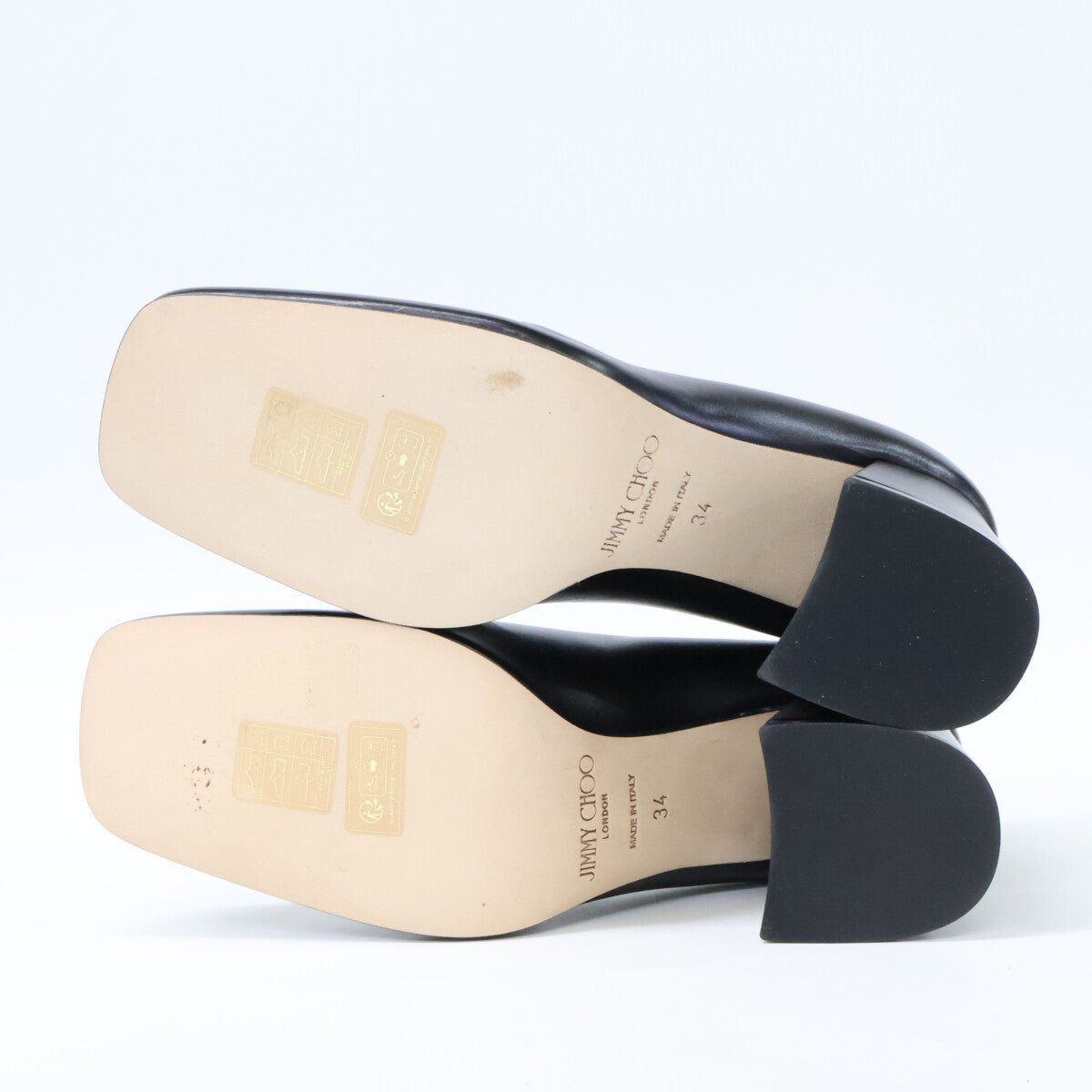 JIMMY CHOO ジミーチュウ 【新品同様】DIAMOND TILDA チャンキーヒール パンプス シューズ