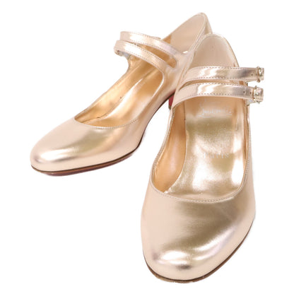CHRISTIAN LOUBOUTIN クリスチャンルブタン 【美品】MISS JANE ミスジェーン チャンキーヒール パンプス シューズ