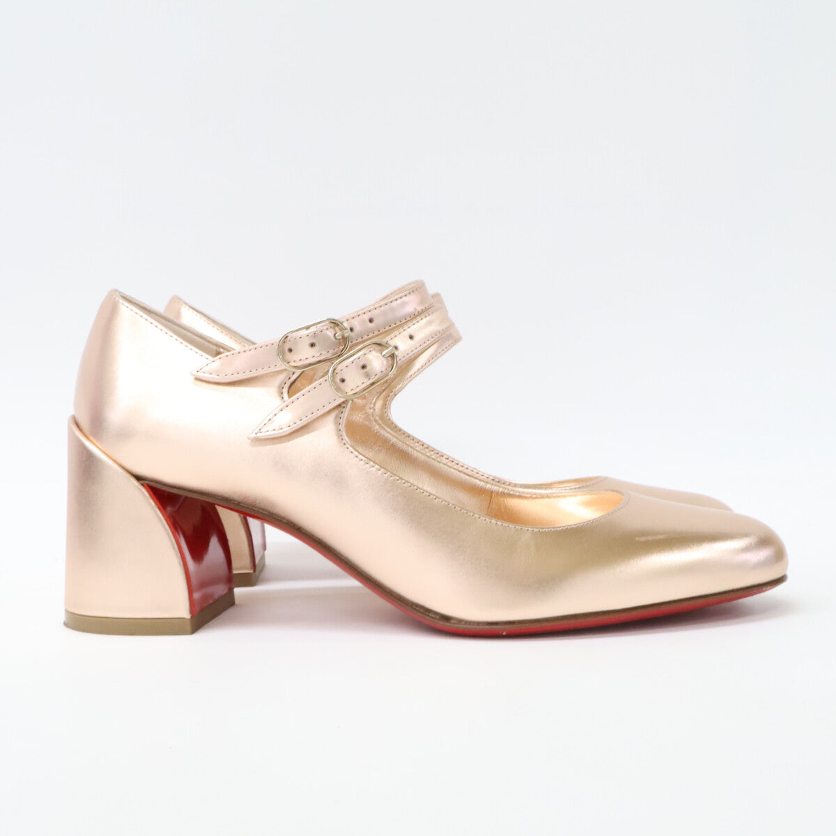 CHRISTIAN LOUBOUTIN クリスチャンルブタン 【美品】MISS JANE ミスジェーン チャンキーヒール パンプス シューズ