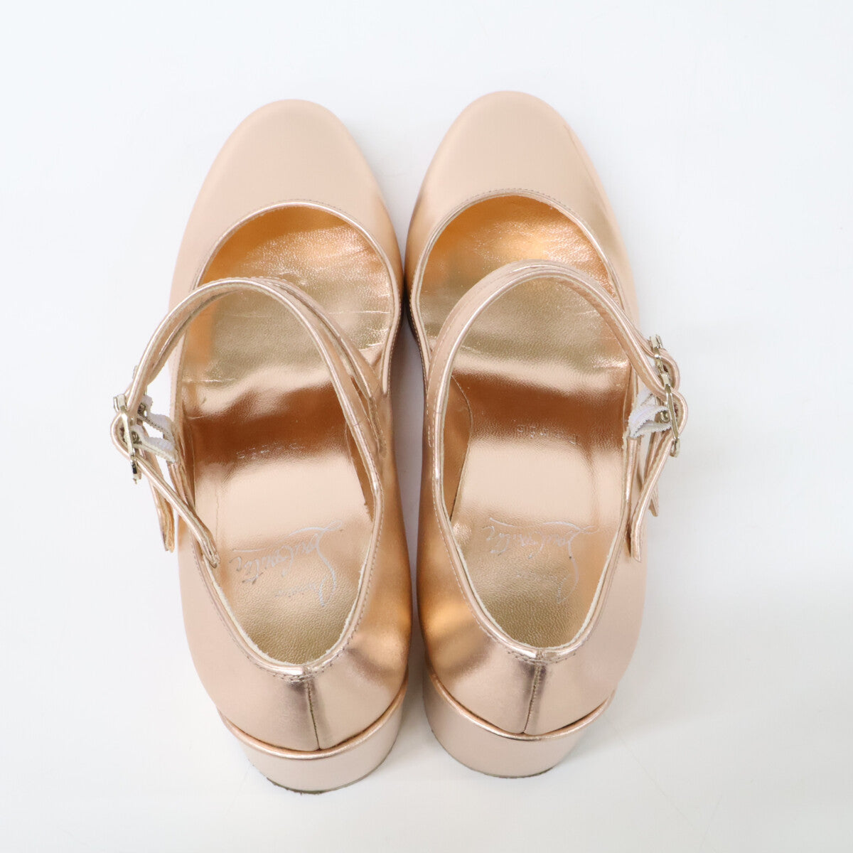 CHRISTIAN LOUBOUTIN クリスチャンルブタン 【美品】MISS JANE ミスジェーン チャンキーヒール パンプス シューズ