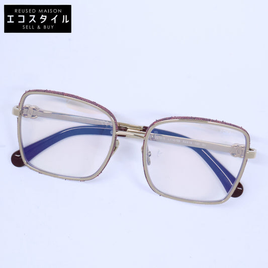 CHANEL シャネル 2219-S c.418/SB デニム/メタル スクエアシェイプ アイウェア 眼鏡