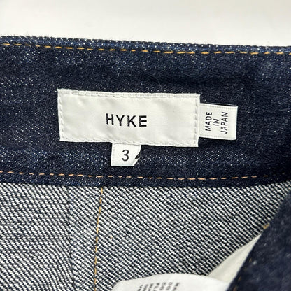 HYKE ハイク セーラー バレルレッグ インディゴデニム ボトムス
