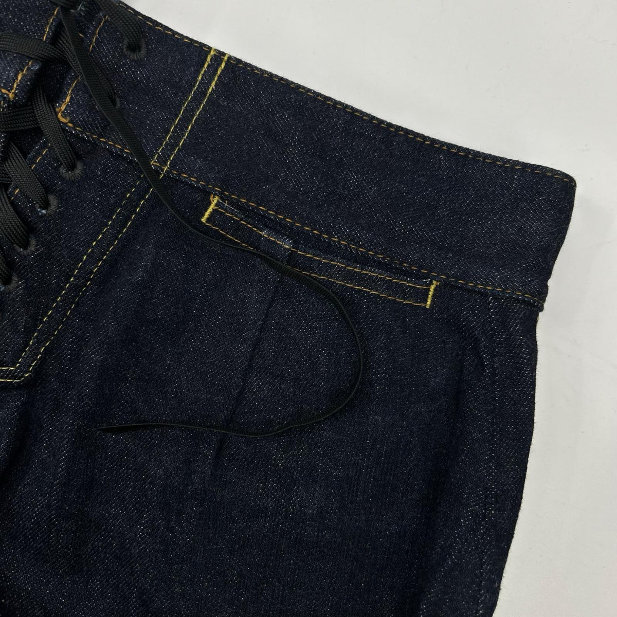 HYKE ハイク セーラー バレルレッグ インディゴデニム ボトムス
