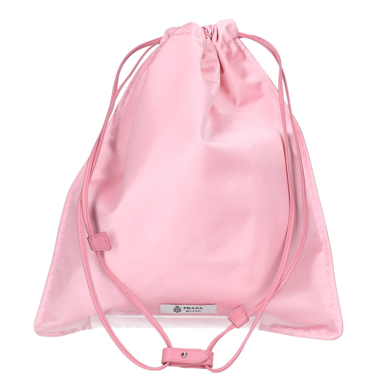 PRADA プラダ 1NK063_2G6B_F0442 ウィッシュ シルクダッチェス ドローストリング ポーチ ハンドバッグ
