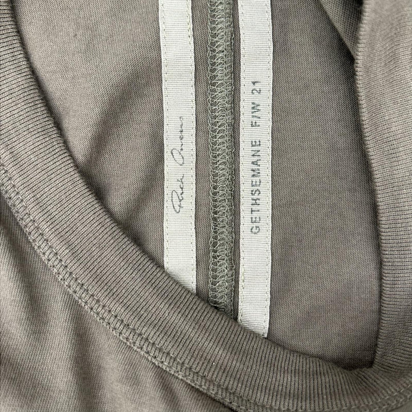Rick Owens リックオウエンス RU02A5251-JA BASIC SS センターシーム カットソー トップス