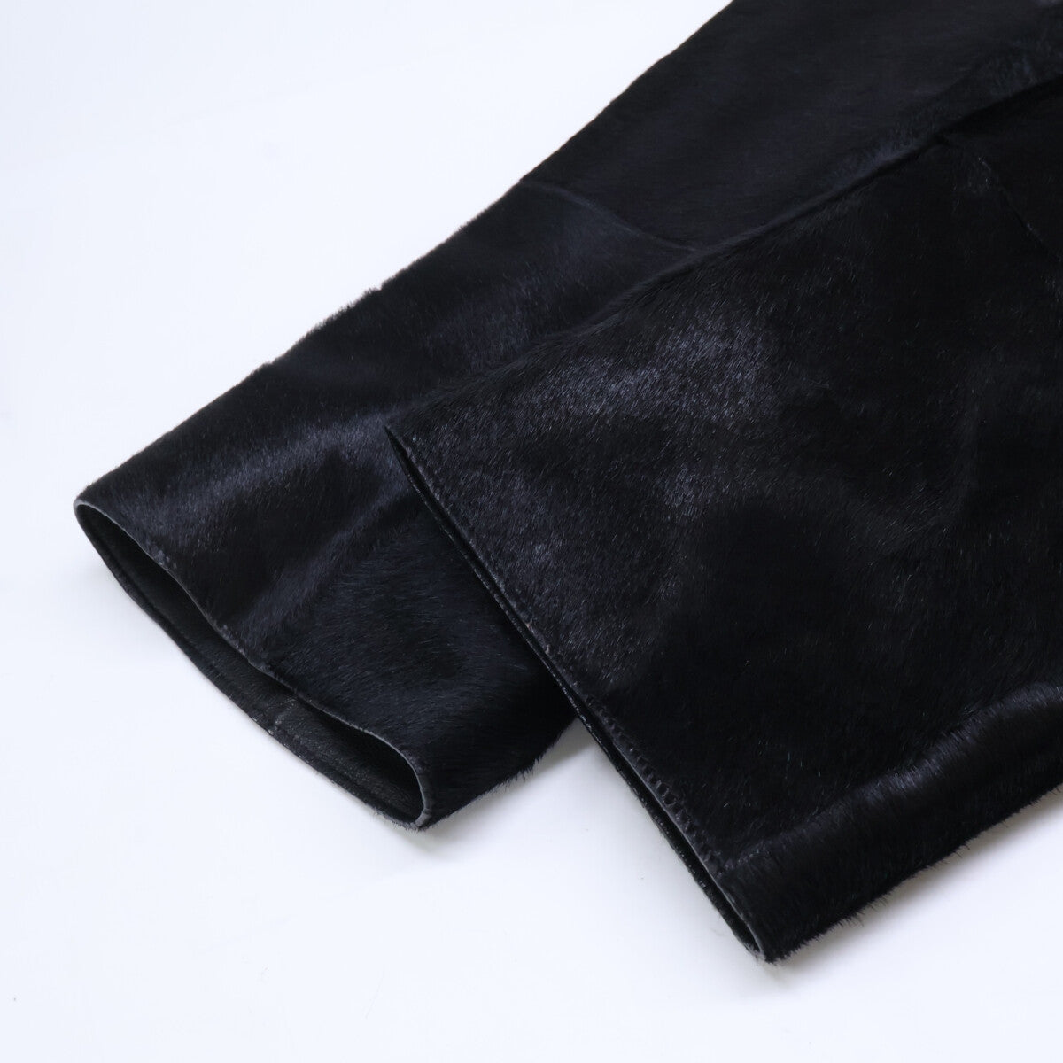 BOTTEGA VENETA ボッテガヴェネタ 【美品/国内正規】358401-VZY20 tanned and dyed ハラコ ダブルブレスト コート