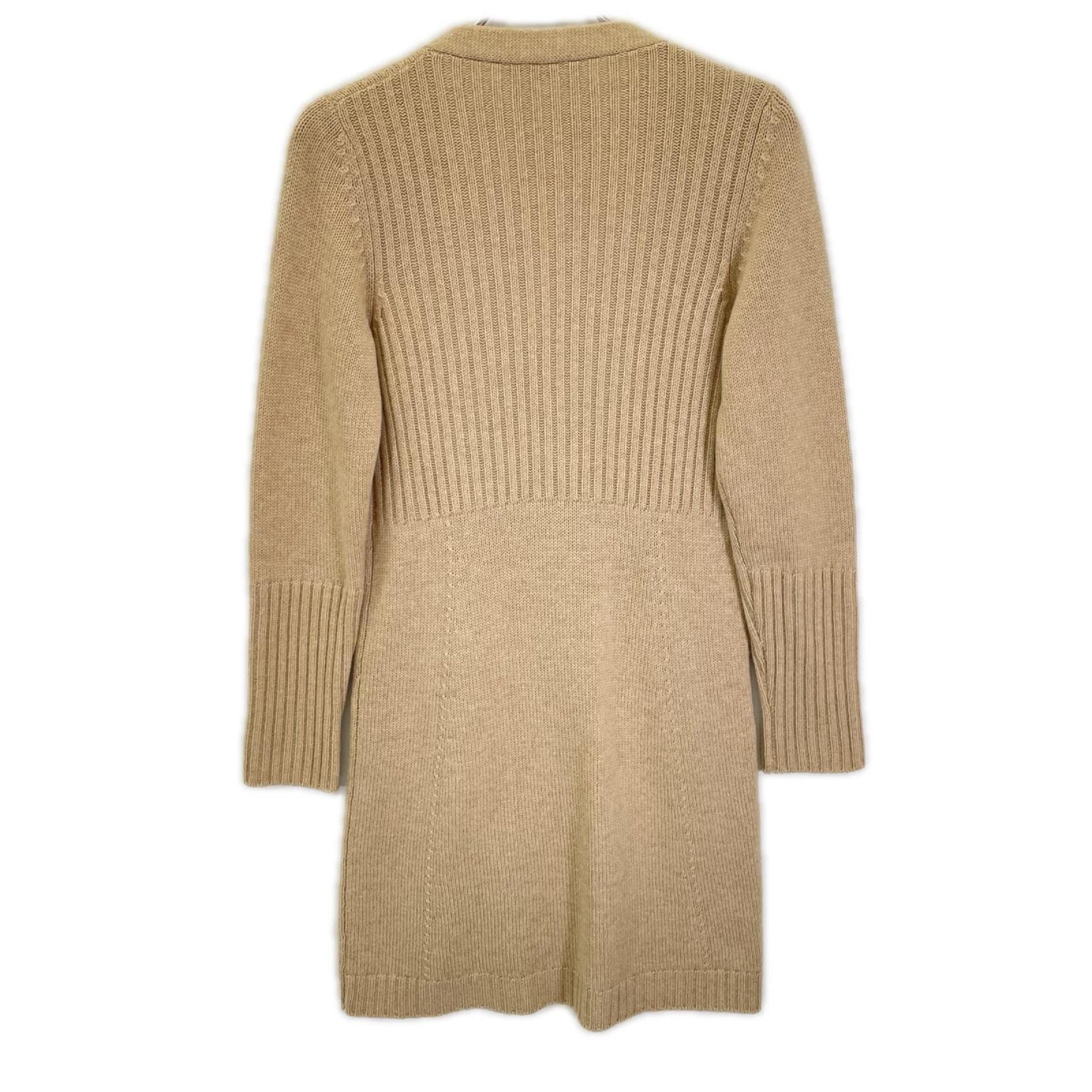 Loro Piana ロロピアーナ ベージュ ミドルゲージ カシミヤ ロングニットカーディガン トップス