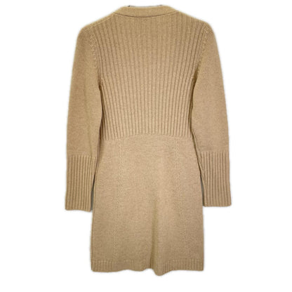 Loro Piana ロロピアーナ ベージュ ミドルゲージ カシミヤ ロングニットカーディガン トップス