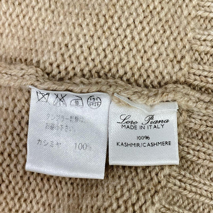 Loro Piana ロロピアーナ ベージュ ミドルゲージ カシミヤ ロングニットカーディガン トップス
