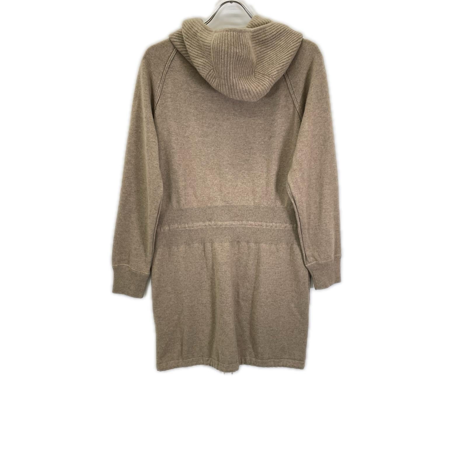 Loro Piana ロロピアーナ ベージュ ドローコード カシミヤ フーディニットコート コート