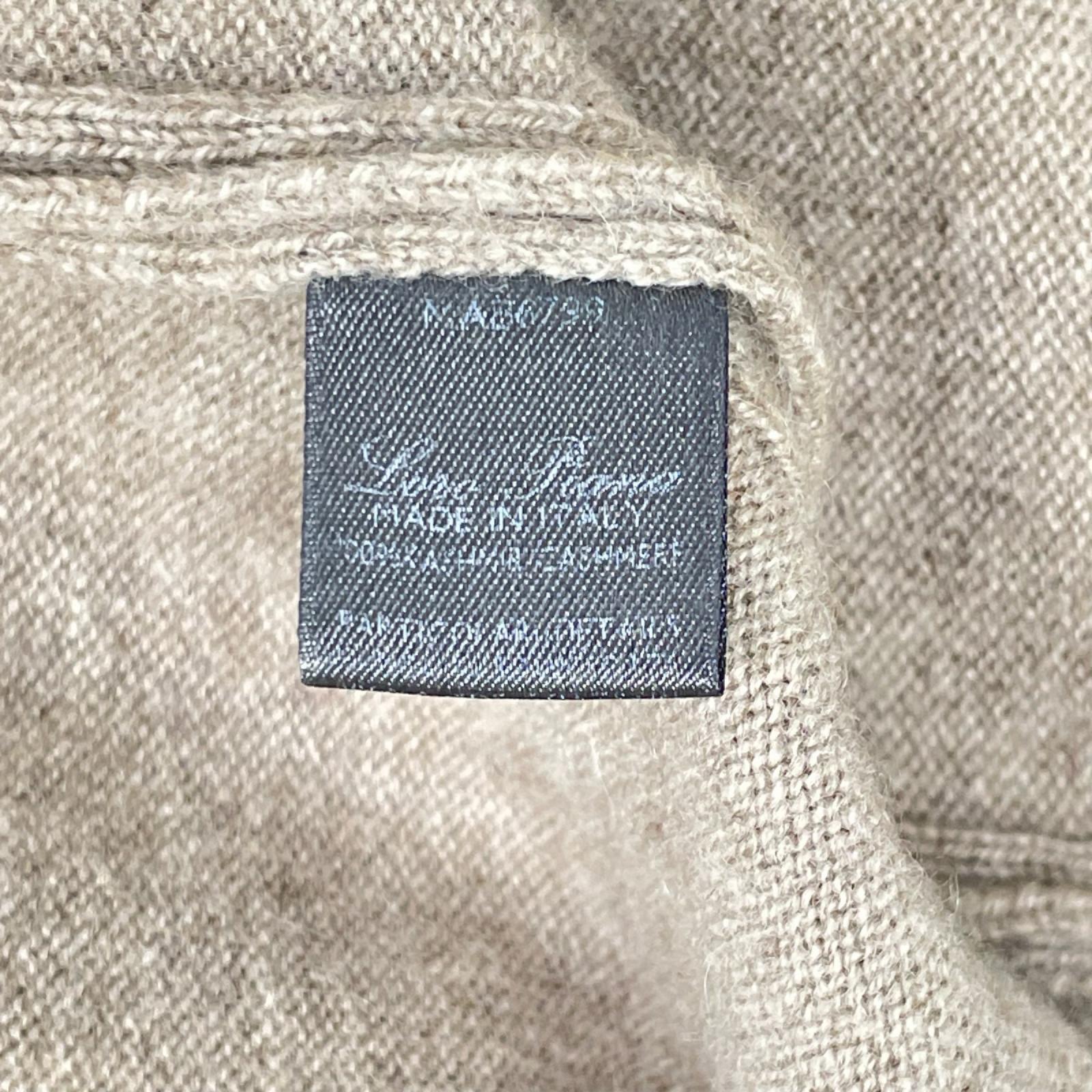 Loro Piana ロロピアーナ ベージュ ドローコード カシミヤ フーディニットコート コート