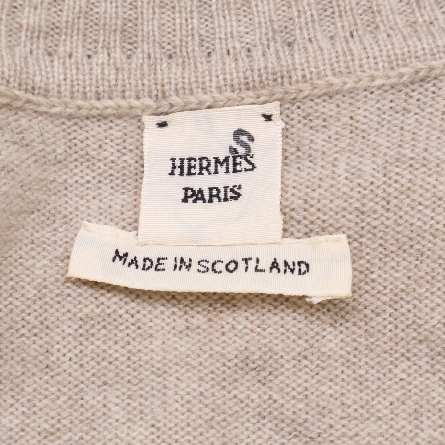 HERMES エルメス 【国内正規】ゴルチェ期 ヴァルーズ カシミヤ ニット ワンピース