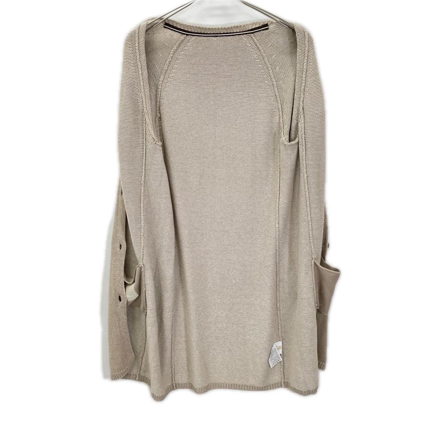 S MaxMara エスマックスマーラ コットン×カシミヤ×シルク ロングニットコーディガン トップス