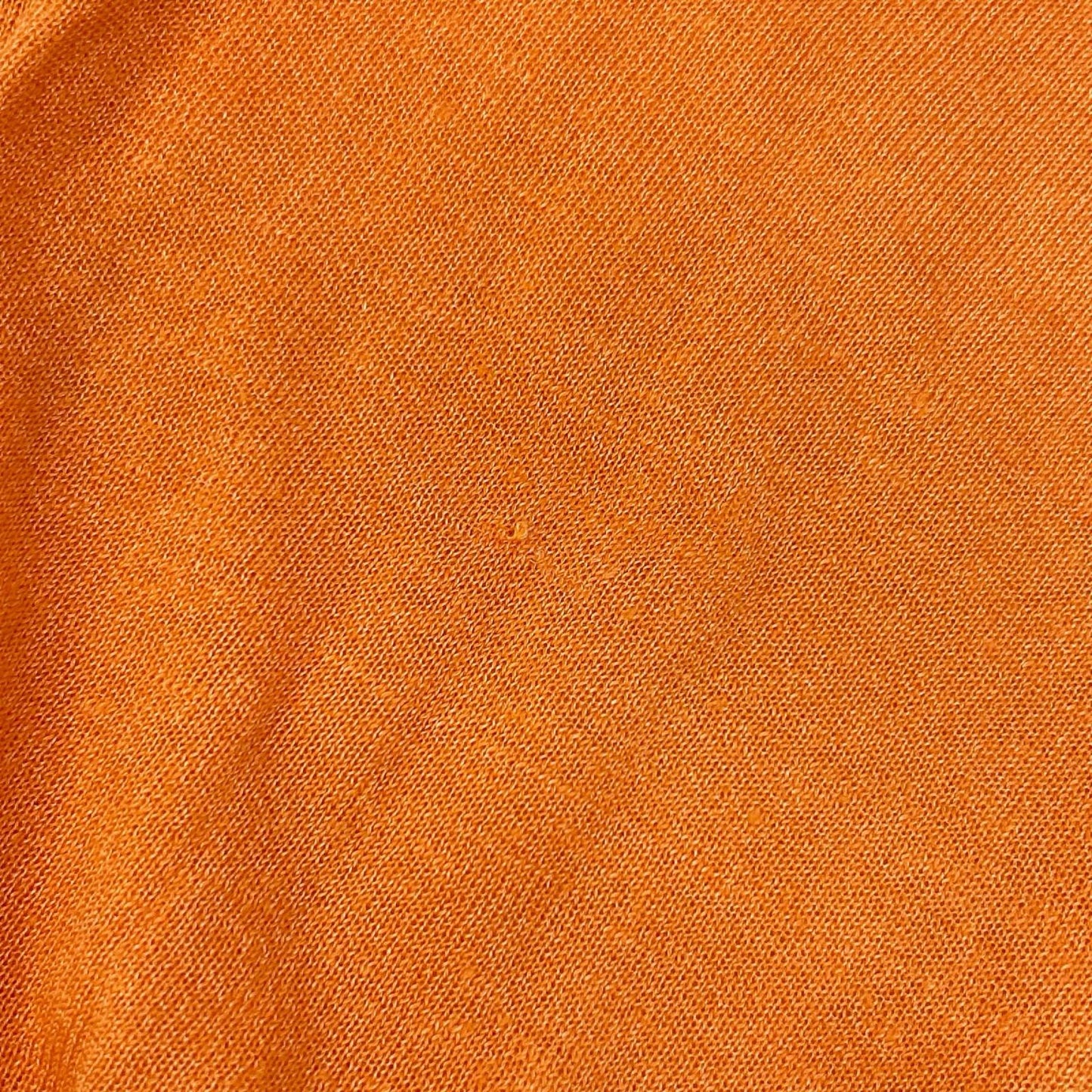 HERMES エルメス オレンジ リネン×シルク Vネック チルデンサマーニット トップス