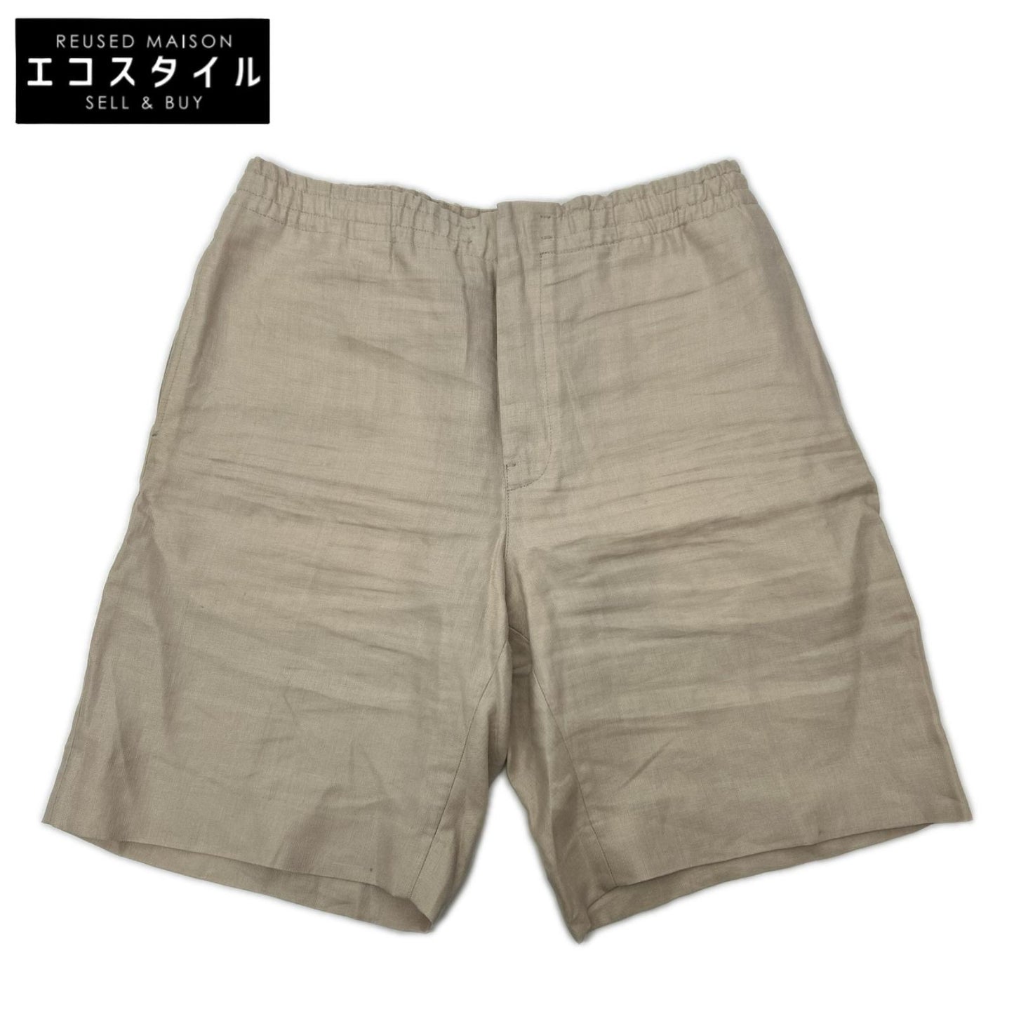 Zegna ゼニア UDI18A7 OASI LINO ベージュ リネンショーツ ボトムス