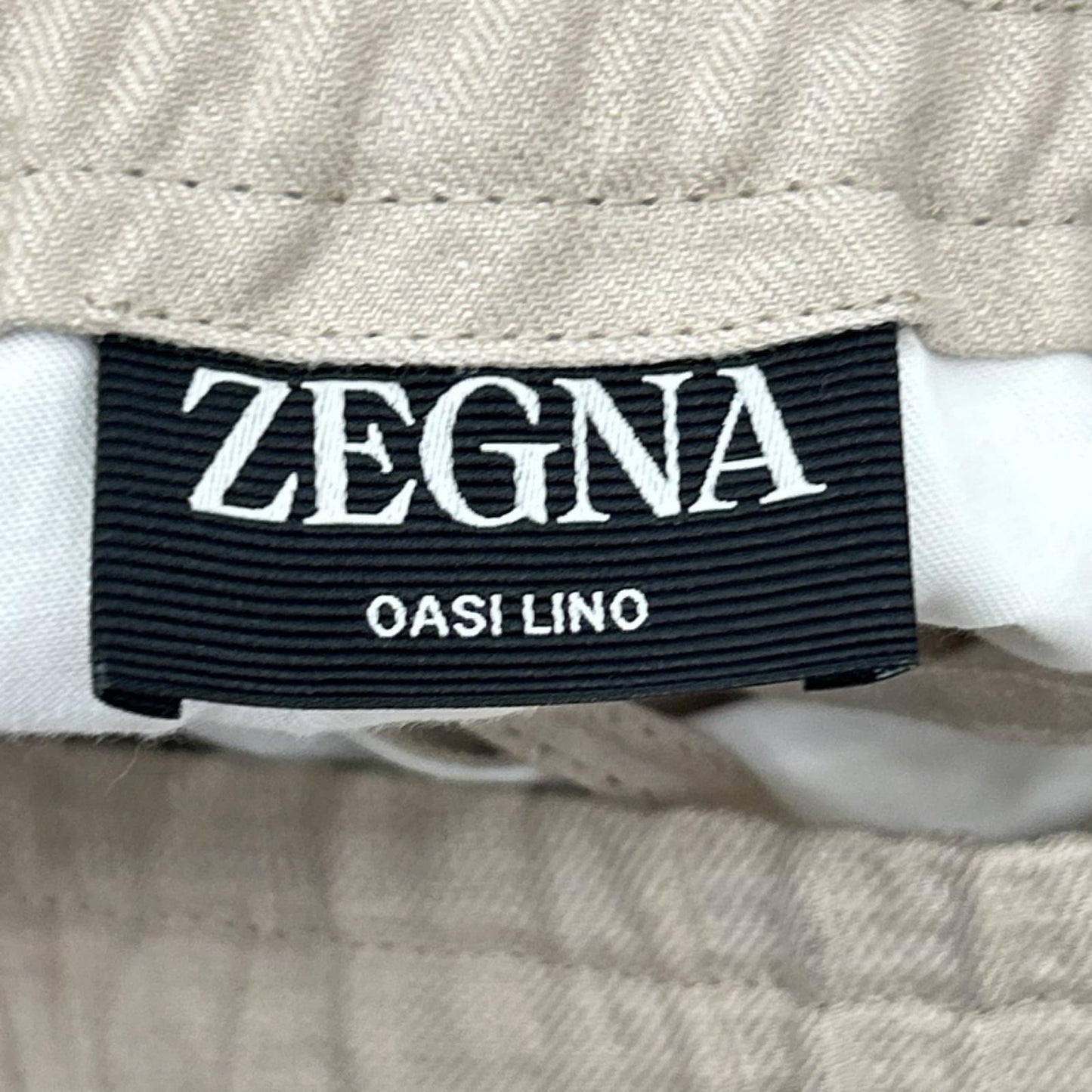 Zegna ゼニア UDI18A7 OASI LINO ベージュ リネンショーツ ボトムス