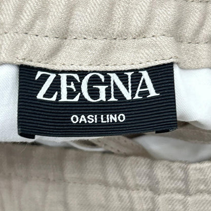 Zegna ゼニア UDI18A7 OASI LINO ベージュ リネンショーツ ボトムス