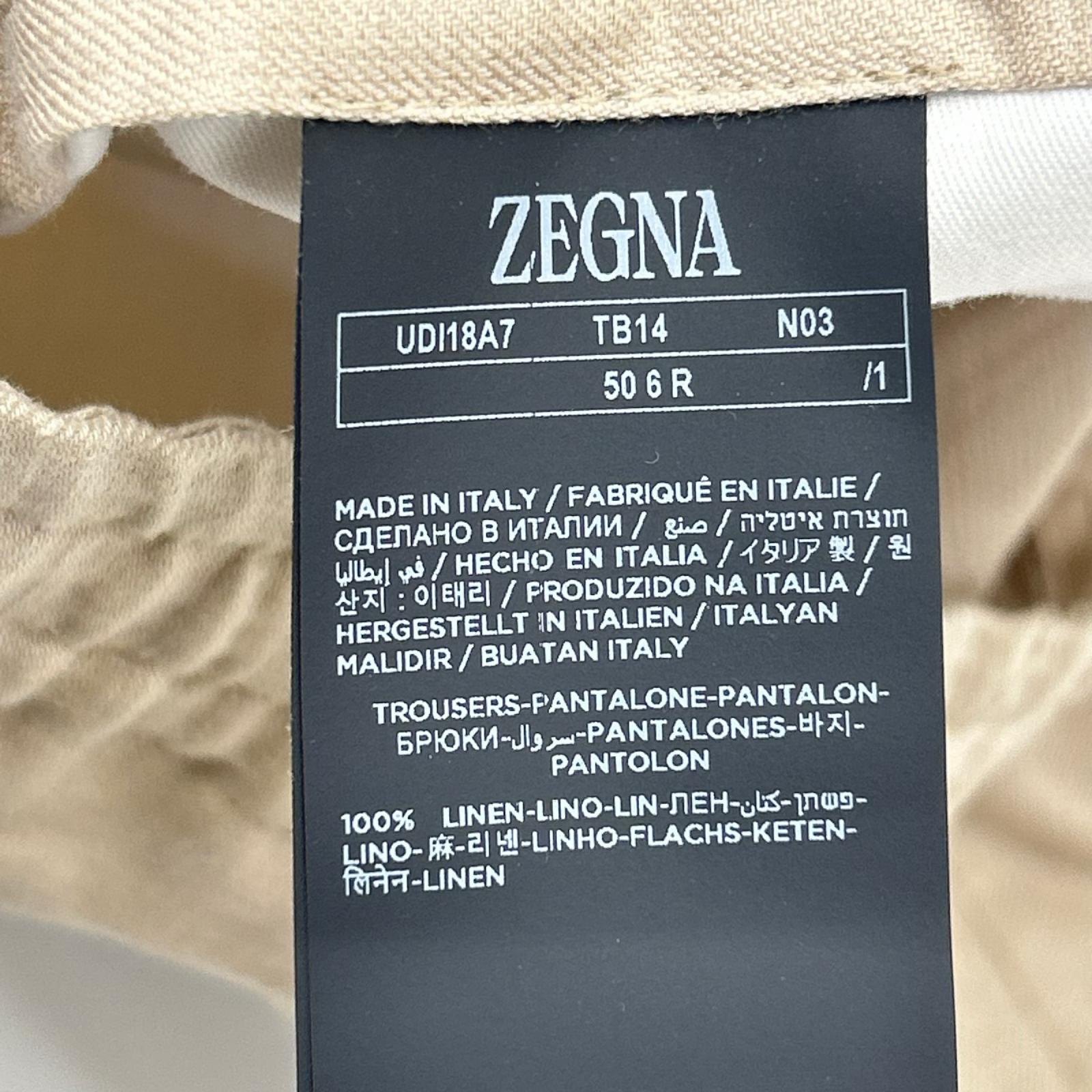 Zegna ゼニア UDI18A7 OASI LINO ベージュ リネンショーツ ボトムス
