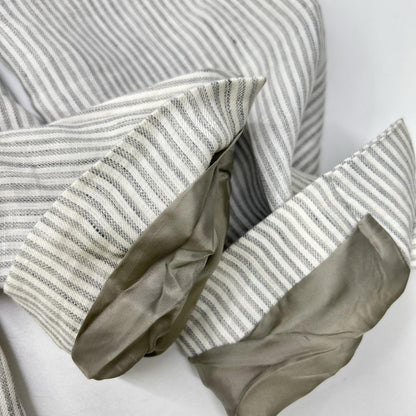 BRUNELLO CUCINELLI ブルネロクチネリ ストライプ リネン シングルジャケット ジャケット
