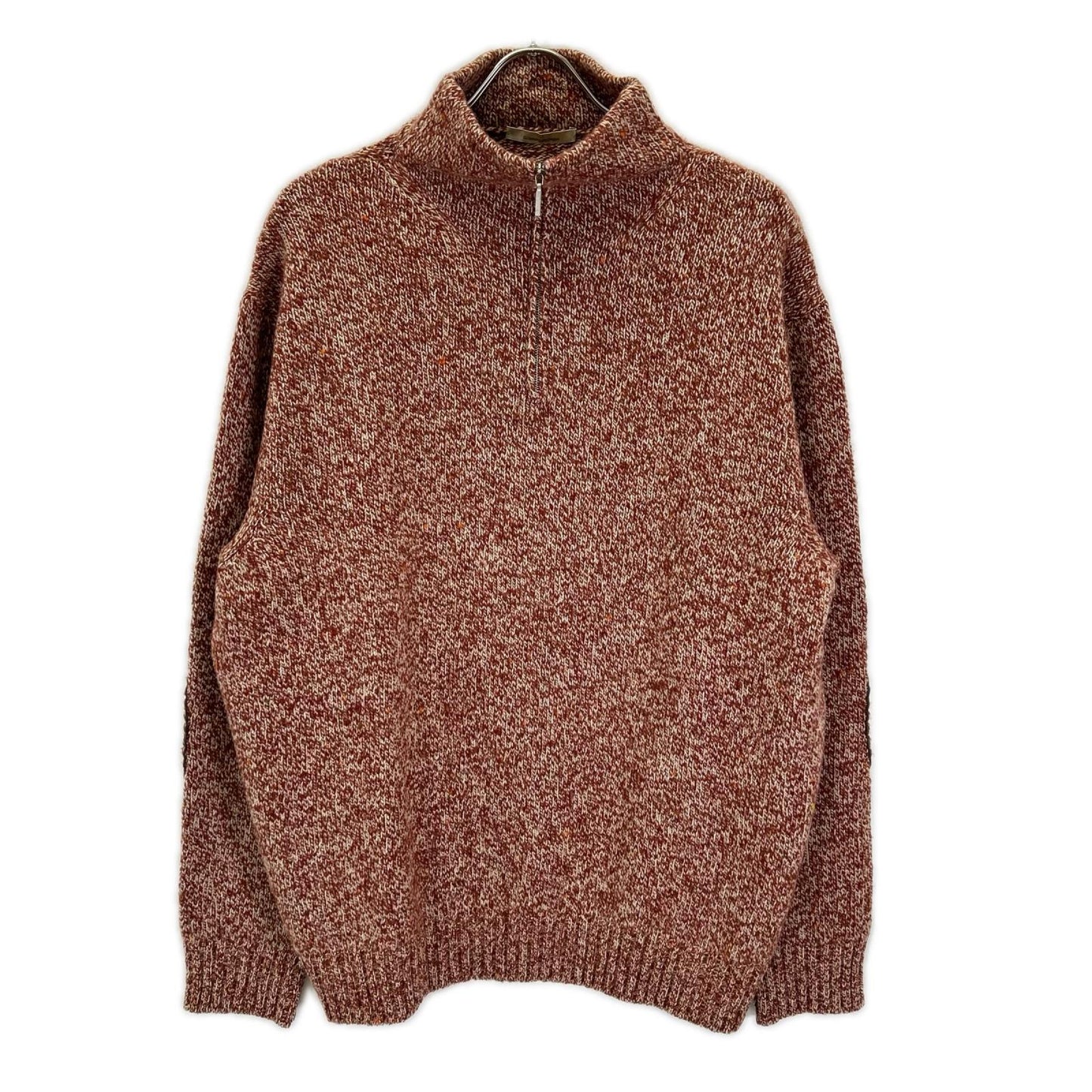 Ermenegildo Zegna エルメネジルドゼニア オレンジミックスカラー ローゲージニット トップス