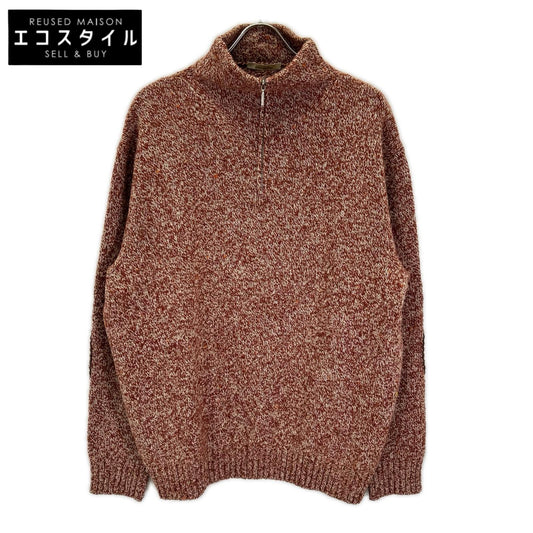 Ermenegildo Zegna エルメネジルドゼニア オレンジミックスカラー ローゲージニット トップス