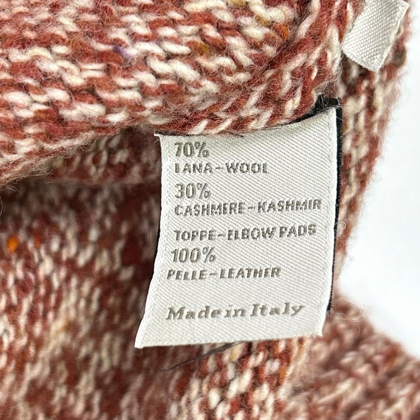 Ermenegildo Zegna エルメネジルドゼニア オレンジミックスカラー ローゲージニット トップス