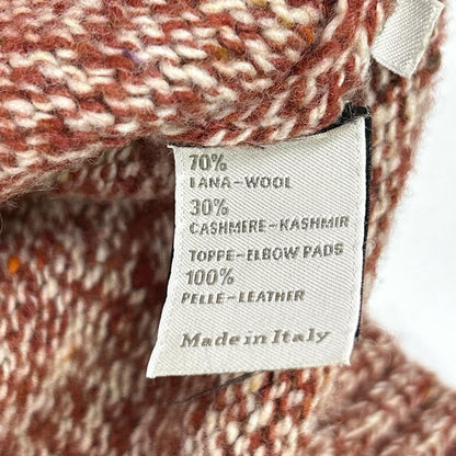 Ermenegildo Zegna エルメネジルドゼニア オレンジミックスカラー ローゲージニット トップス