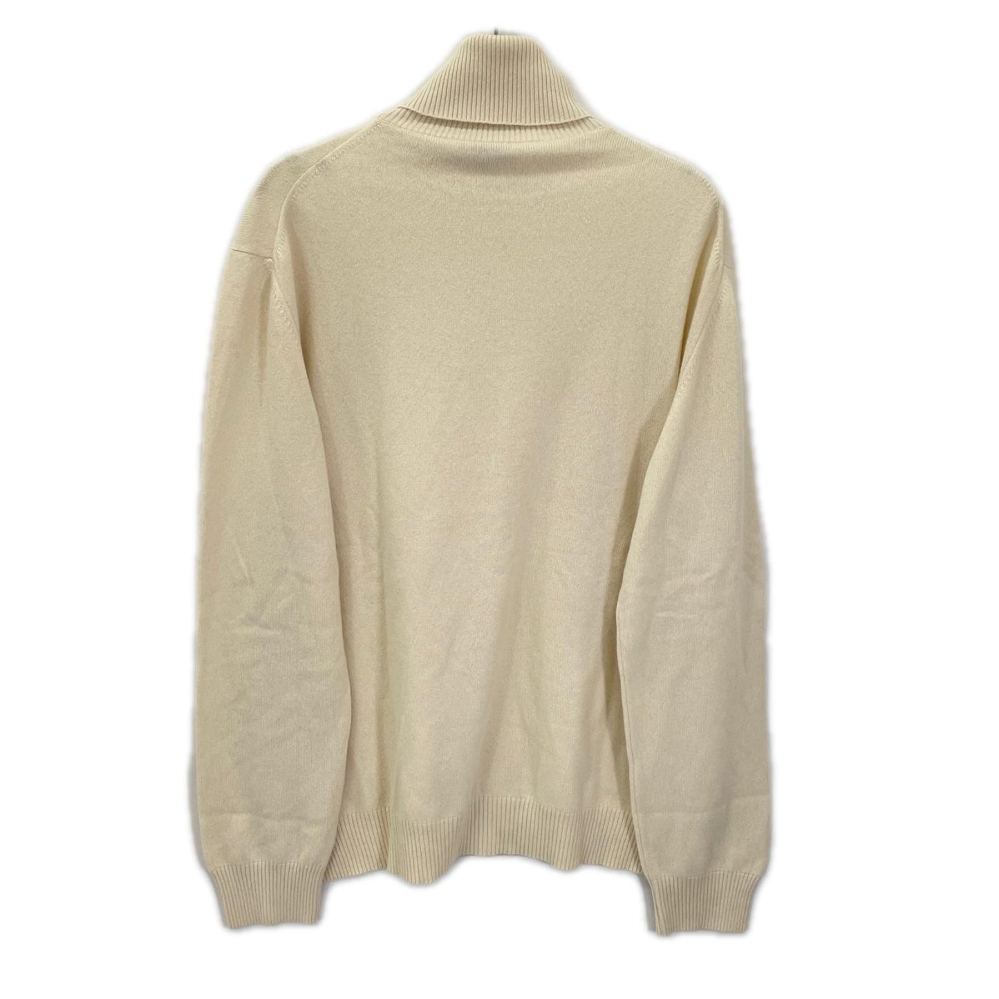 Ermenegildo Zegna エルメネジルドゼニア ベージュ ハイゲージ カシミヤ ハイネックニット トップス