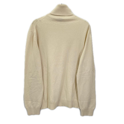 Ermenegildo Zegna エルメネジルドゼニア ベージュ ハイゲージ カシミヤ ハイネックニット トップス