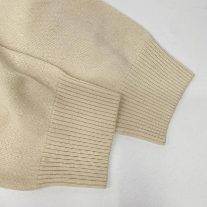 Ermenegildo Zegna エルメネジルドゼニア ベージュ ハイゲージ カシミヤ ハイネックニット トップス