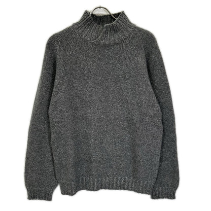 Ermenegildo Zegna エルメネジルドゼニア グレー ミドルゲージ カシミヤ ハイネックニット トップス