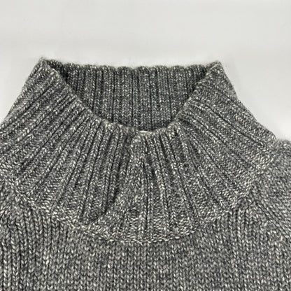 Ermenegildo Zegna エルメネジルドゼニア グレー ミドルゲージ カシミヤ ハイネックニット トップス