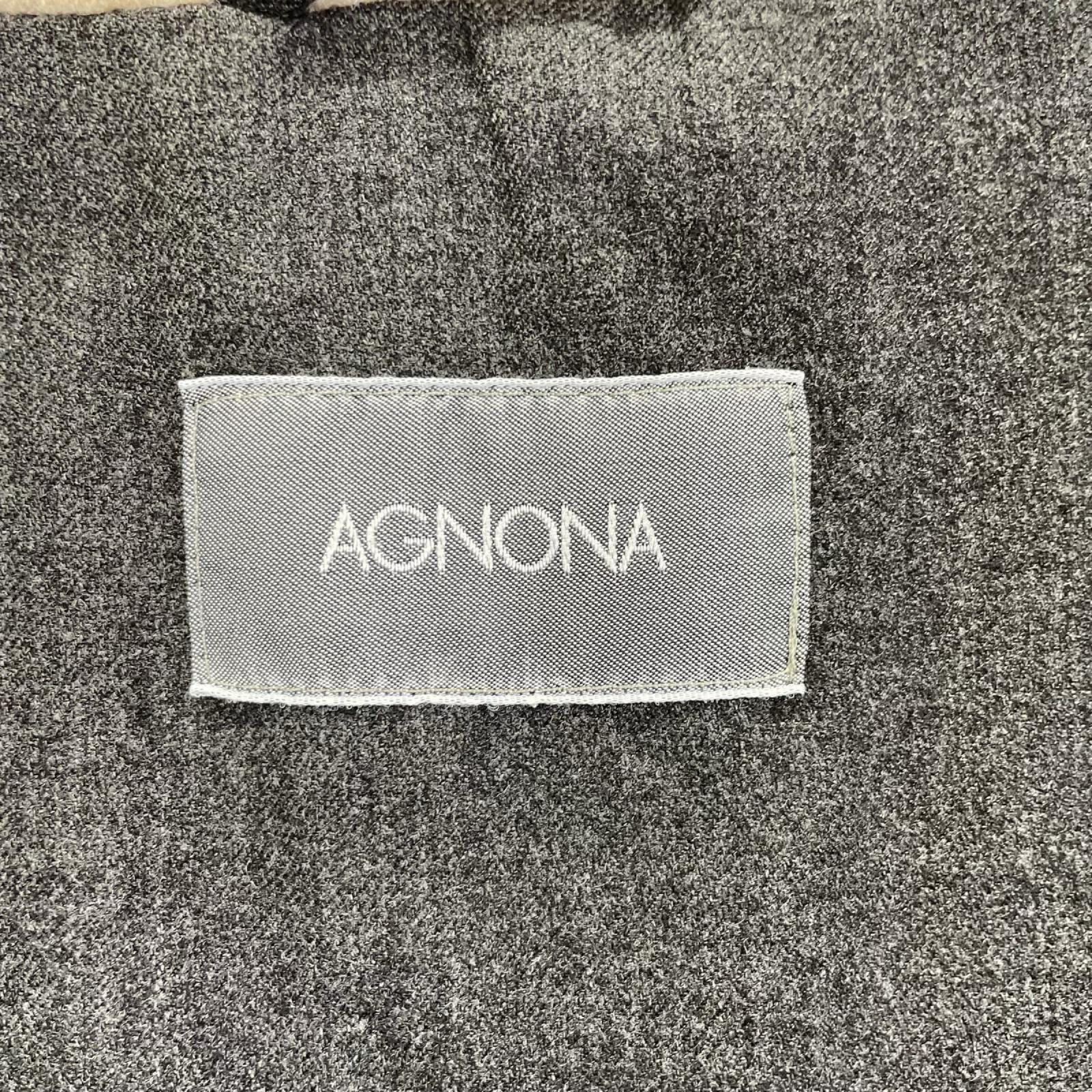 AGNONA アニオナ ベージュ キルティングデザイン カシミヤジャケット ジャケット