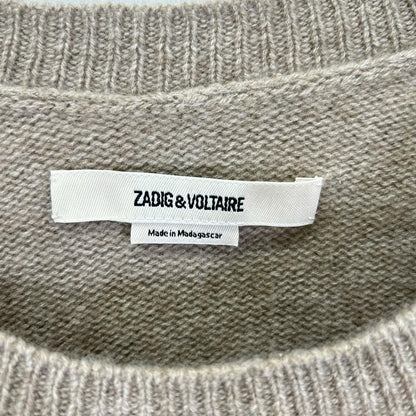 Zadig&Voltaire ザディグエヴォルテール ケネディ ベージュ カシミヤニット トップス
