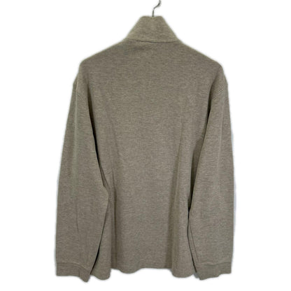 ESTATE RIB ベージュ ハーフジップ サマーニット トップス