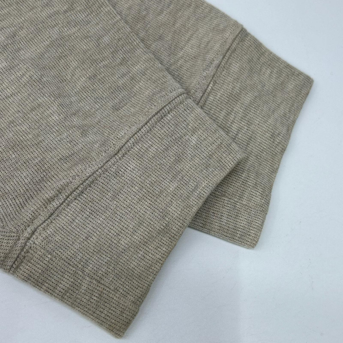 ESTATE RIB ベージュ ハーフジップ サマーニット トップス