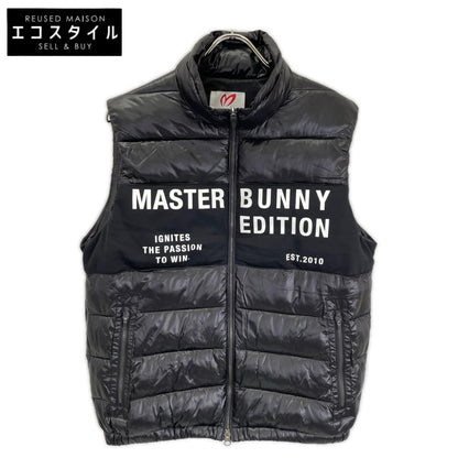 MASTER BUNNY EDITION マスターバニーエディション 758-3258023 ブラック ロゴデザイン パデット ベスト ベスト