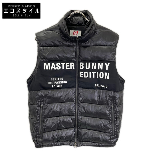MASTER BUNNY EDITION マスターバニーエディション 758-3258023 ブラック ロゴデザイン パデット ベスト ベスト