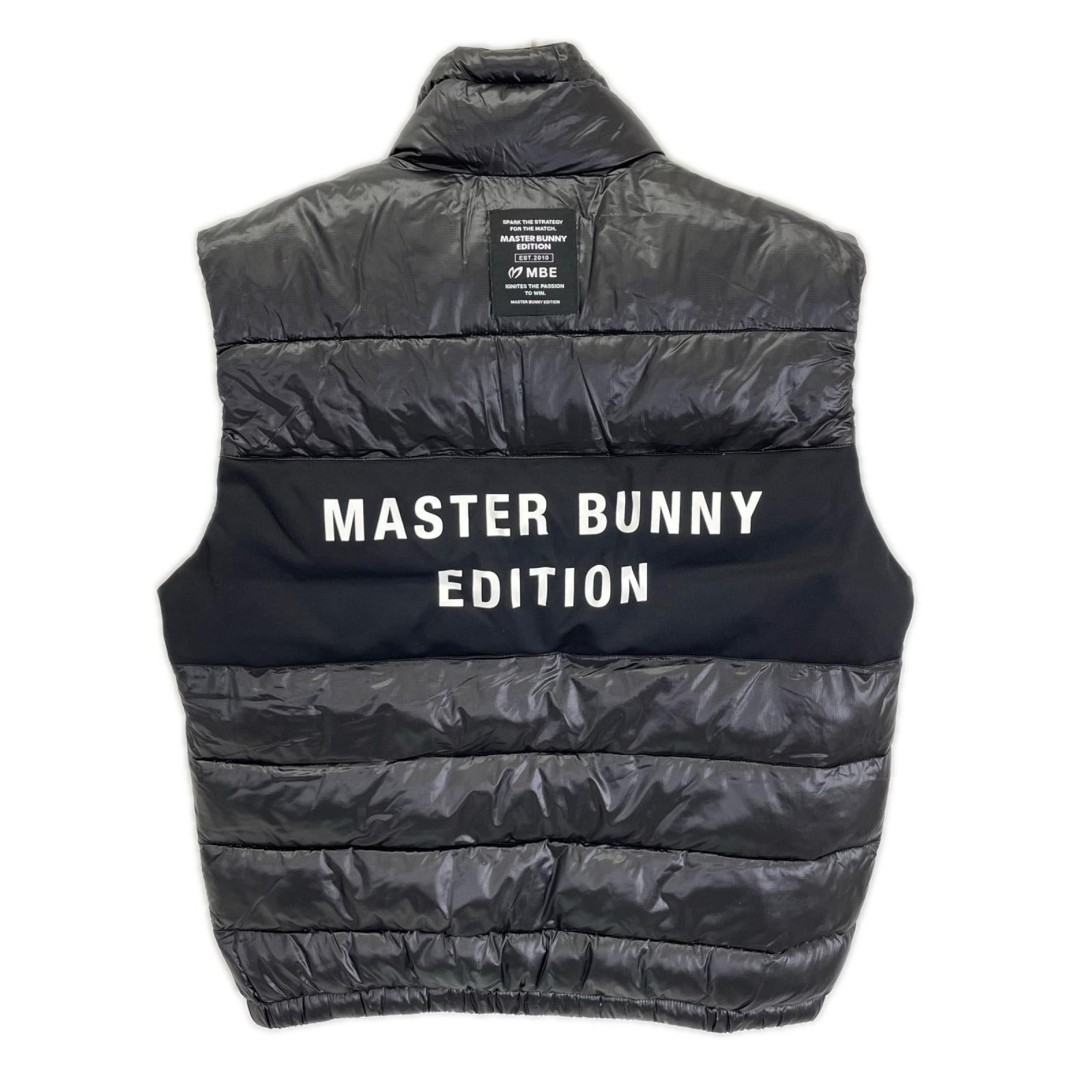 MASTER BUNNY EDITION マスターバニーエディション 758-3258023 ブラック ロゴデザイン パデット ベスト ベスト