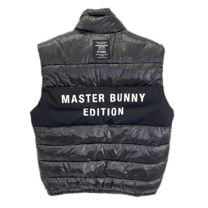 MASTER BUNNY EDITION マスターバニーエディション 758-3258023 ブラック ロゴデザイン パデット ベスト ベスト