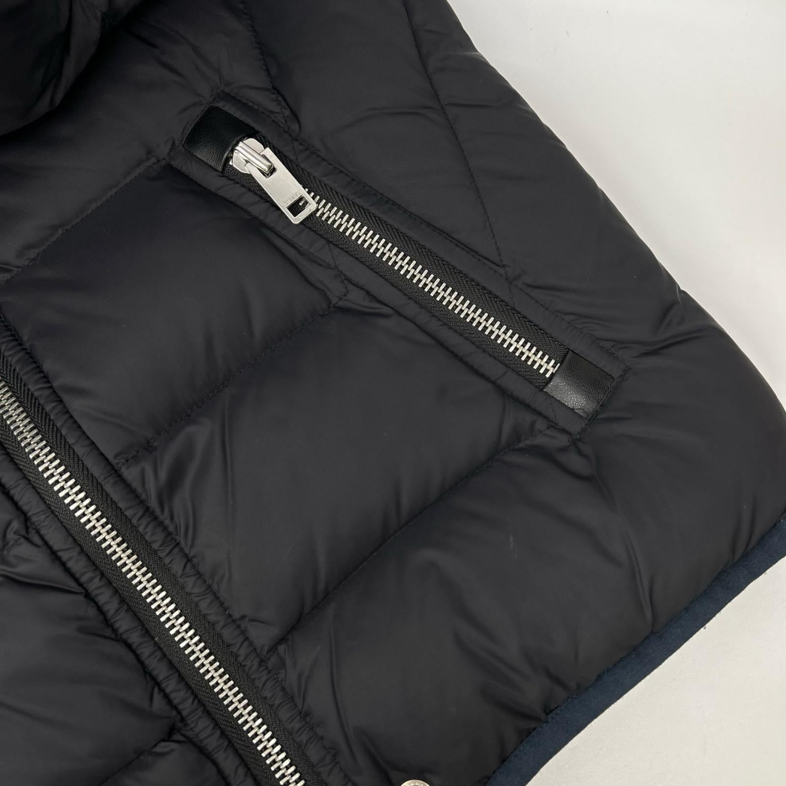 DIESEL ディーゼル デニム×ナイロン スタンドカラー ダウンジャケット ジャケット
