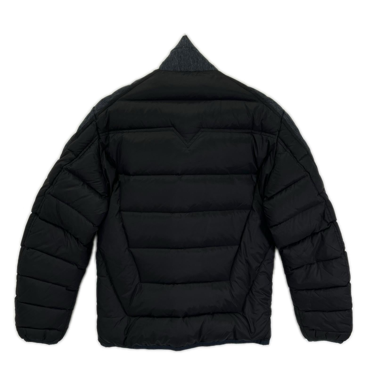 DIESEL ディーゼル デニム×ナイロン スタンドカラー ダウンジャケット ジャケット