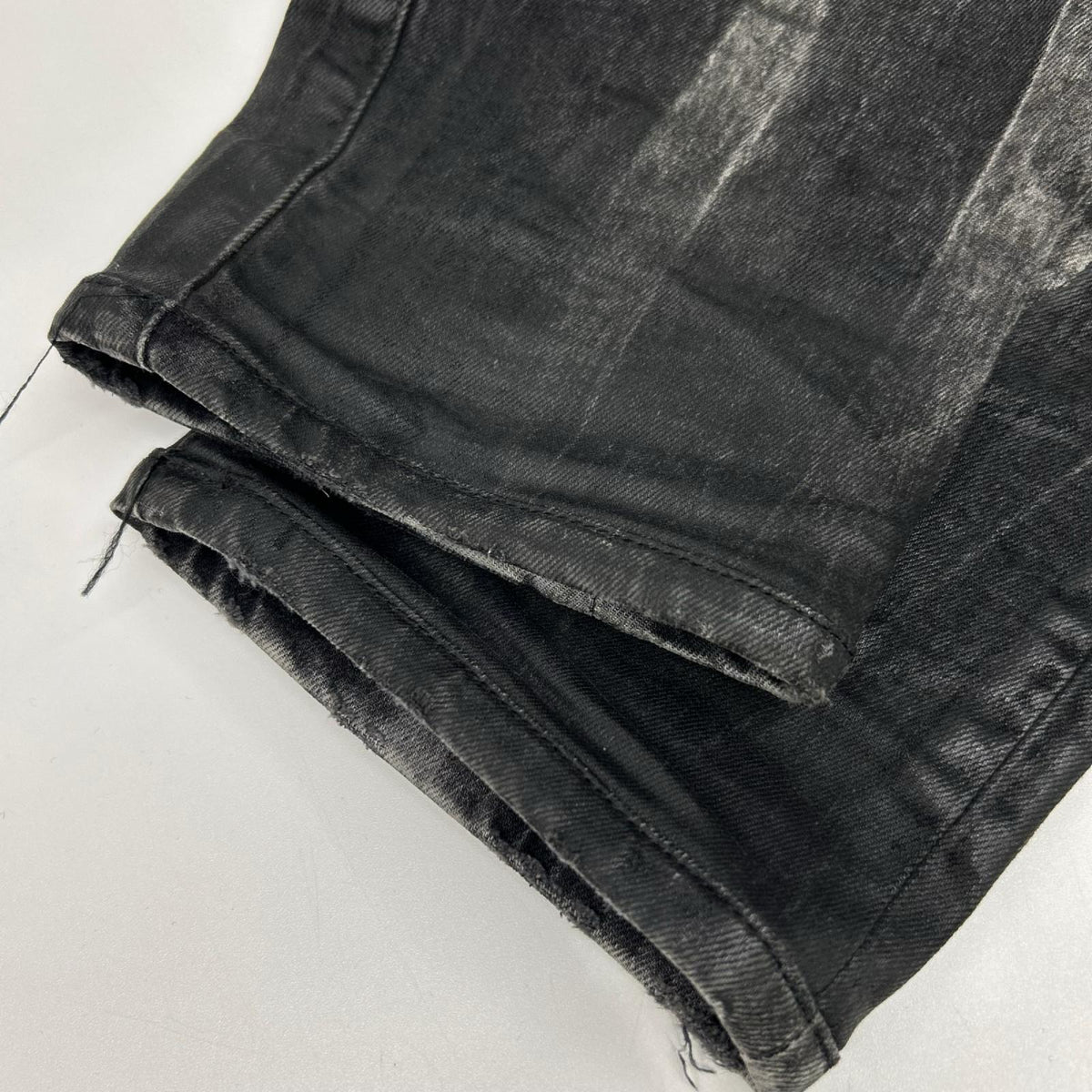 DIESEL ディーゼル D-STRUKT USED加工 ストレッチブラックデニム ボトムス