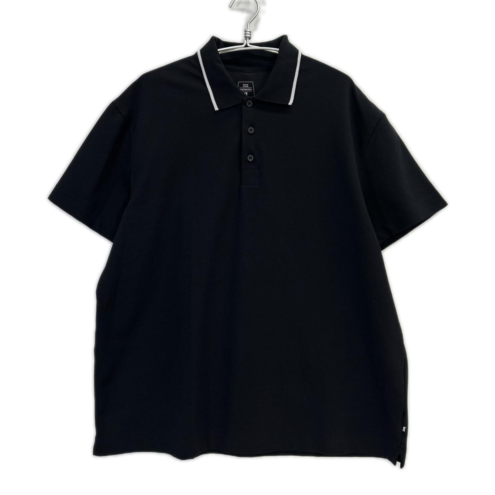 ON オン 1MF30390553 Courtside Polo ブラック ポロシャツ トップス
