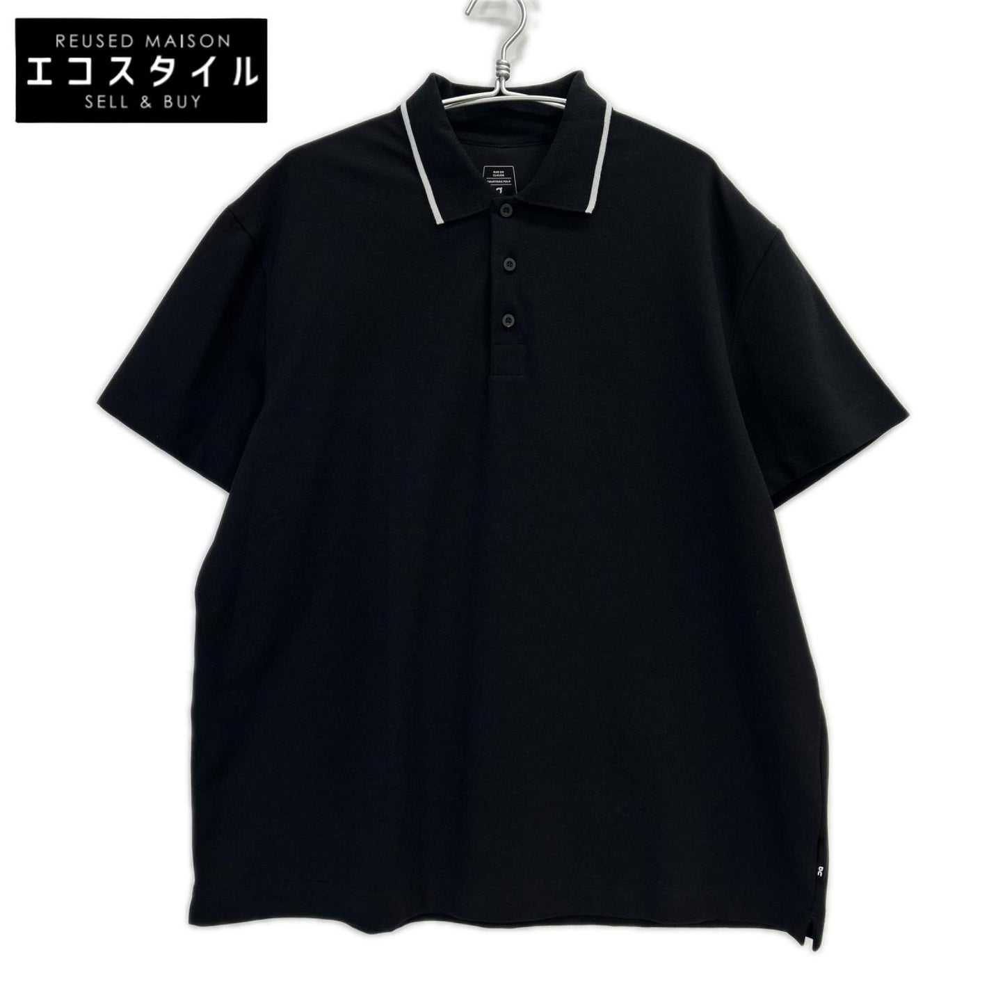 ON オン 1MF30390553 Courtside Polo ブラック ポロシャツ トップス